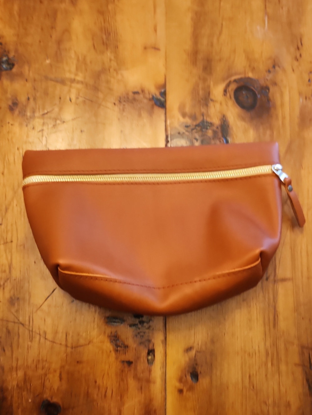Portland Leather Goods Large Makeup Bag